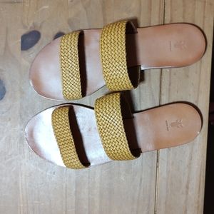 Frye Yellow Sandals